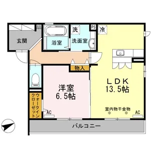 エムズコート【3階】の間取り