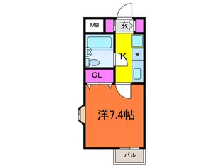 ライオンズマンション平和台第五【4階】の間取り