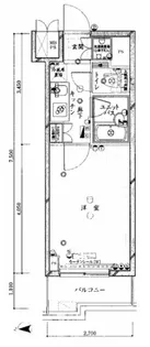 ルーブル都立家政弐番館【3階】の間取り