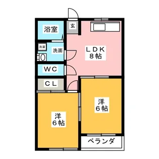 MAISON SAIBE【1階】の間取り