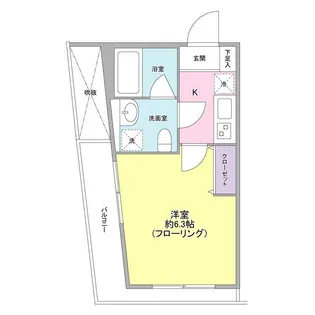 ヒルサイド二子玉川【2階】の間取り
