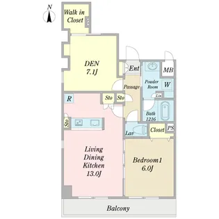グランクラージュ【10階】の間取り