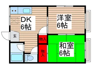 ティーズハイム【2階】の間取り