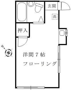 佐藤アパート【1階】の間取り