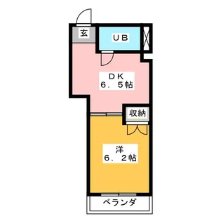 ファルコン熱田【5階】の間取り