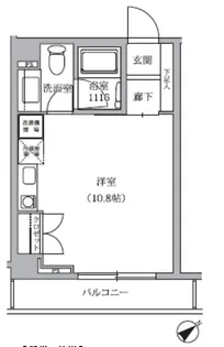 テラス恵比寿南【1階】の間取り