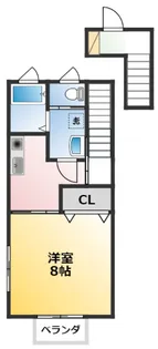 プレンズタウン石ノ戸【2階】の間取り