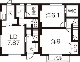 グランデ セッラ【1階】の間取り