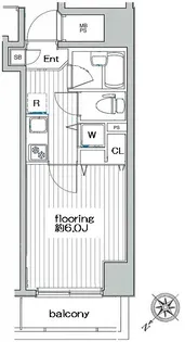 パークウェル川崎弐番館【2階】の間取り