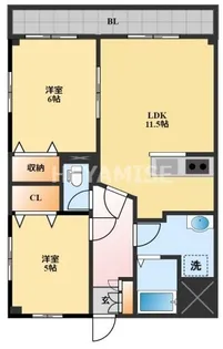 サンステージ【3階】の間取り