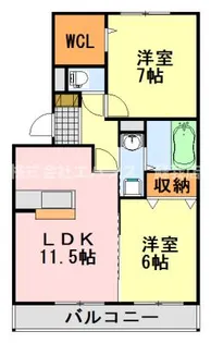 サニーリヴA【3階】の間取り