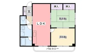 フローレンス甲子園【3階】の間取り