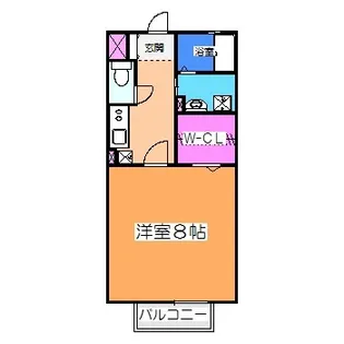 グリーンハイツ西之町【1階】の間取り