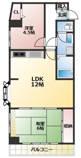 コート櫻参道【2階】の間取り