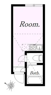 ユナイト井土ヶ谷スウィーツベリーオペラ【1階】の間取り