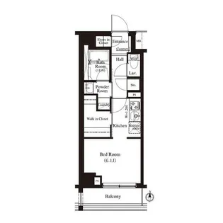 アーバンパーク住吉【6階】の間取り