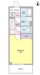 ベルク経堂壱番館【1階】の間取り