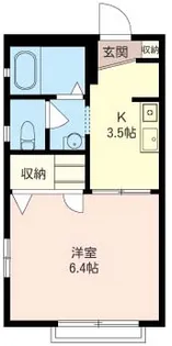 サンハイツボーグリII【1階】の間取り