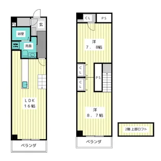 Life of Calm【3階】の間取り