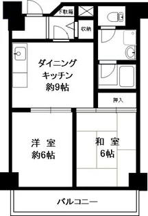 コート上大岡【3階】の間取り