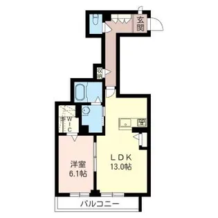 サンティエ【2階】の間取り