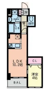 ウィステリア【2階】の間取り