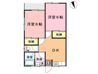 カトレイユ【1階】の間取り