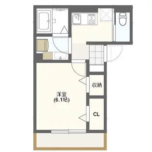 ヴィヴレ谷戸【1階】の間取り