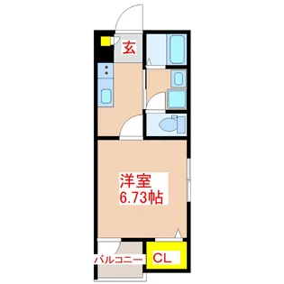 アルカディア下荒田【2階】の間取り