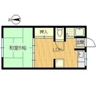 正覚マンション【3階】の間取り