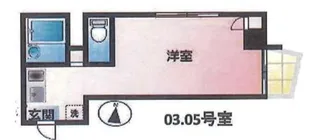 エリートビル千人町【5階】の間取り