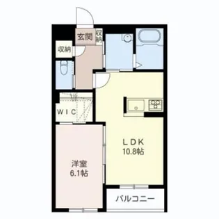 ベレオ藤進【2階】の間取り