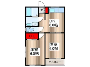 ピオーネ【2階】の間取り