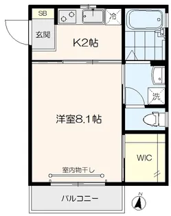 ロイヤルガーデン【2階】の間取り