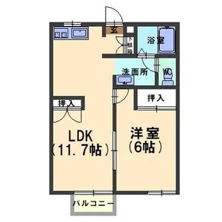 シック【2階】の間取り