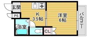 エスポアール京橋I番館【5階】の間取り