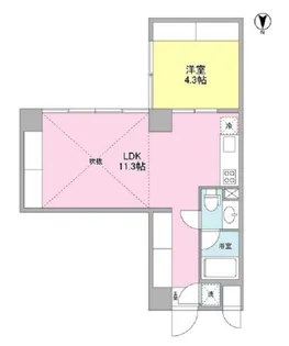 WELLTOWER【6階】の間取り