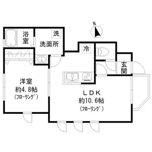 VILLA TSUJI【1階】の間取り
