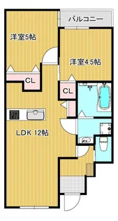 Grace maison(グレイスメゾン)【1階】の間取り