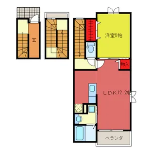 ラ・セゾン【3階】の間取り