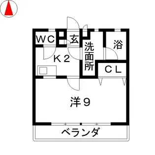 第5マユミビル【3階】の間取り