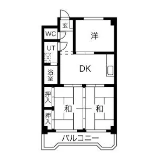 メゾン徳II【2階】の間取り