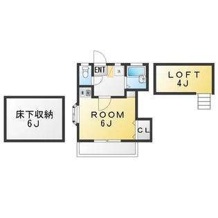 フローラルハイツI【1階】の間取り