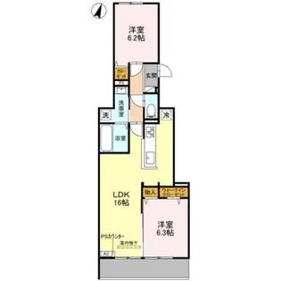 STグランツ【2階】の間取り