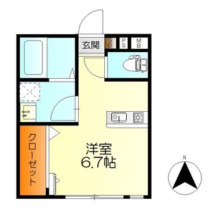 M・テラス宮原13丁目II【1階】の間取り