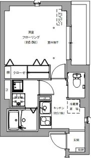 トーラス西大井【2階】の間取り