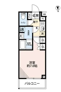 プレール・ドゥーク中野南台【3階】の間取り