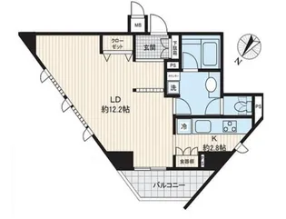 レジデンシャルスター早稲田UB【3階】の間取り