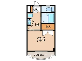 パークサイド根津【2階】の間取り