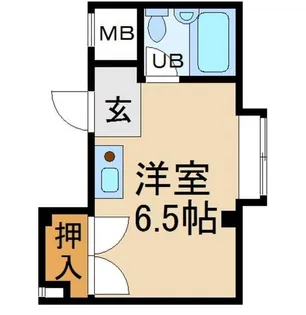 カイセイ枚方【4階】の間取り